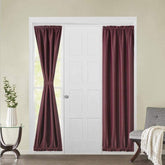 MIULEE Sidelight French Door Blackout Curtain Thermal Insulated Drapes Light Blocking 1 Panel - Miulee